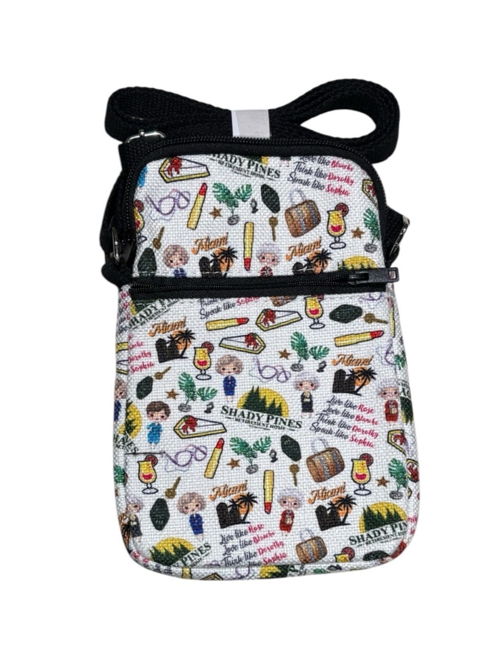 Golden Girls Shady Pines Crossbody Bag Small Purse Fan Favorite NWT